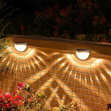 (Type) Solar Fence Light Outdoor Waterproof Wall Mount Decorative Lighting Sp