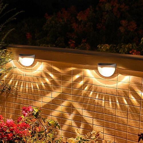 (Type) Solar Fence Light Outdoor Waterproof Wall Mount Decorative Lighting Sp