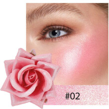 (Type #2) Make-up Leafp0em 3D Driedimensionale Roze Highlight Blush Verbetert Natuurlijk