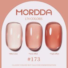 (Type #23) Mordda Fototherapie Gel Nagellak Populaire Kleur IJs Transparant Nude
