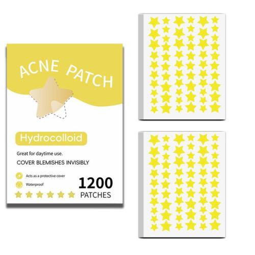 (Type#3) 1200pcs Hydrocolloid Colorful Acne Patch Mild Non-irritating Acne Pimples