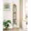 Bookcase, 6-Tier Narrow Tall Bookshelf, Oak Beige 1