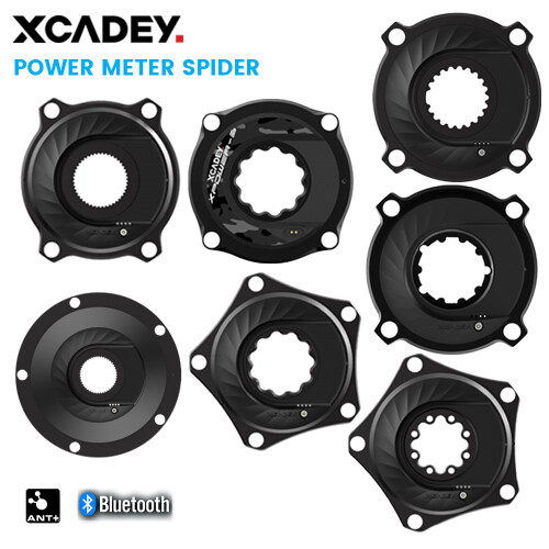 XCDEY Capteur de Puissance Spider, compatible 104BCD, Sans fil ANT+ et Bluetooth 1