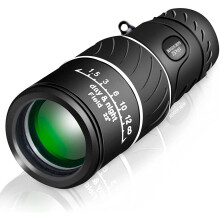 UniqueFire krachtige mini zwarte telescoop met verstelbare zoom, optische monoculaire verrekijker, telescoop