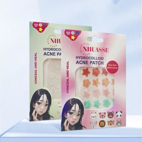 (Type #4) Nhuasse Acne Patch Female Star Cute Concealer Hydrocolloid Light Waterproof 1
