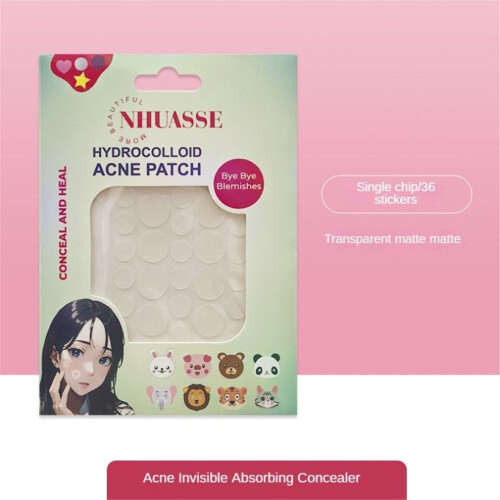 (Type #4) Nhuasse Acne Patch Female Star Cute Concealer Hydrocolloid Light Waterproof 2