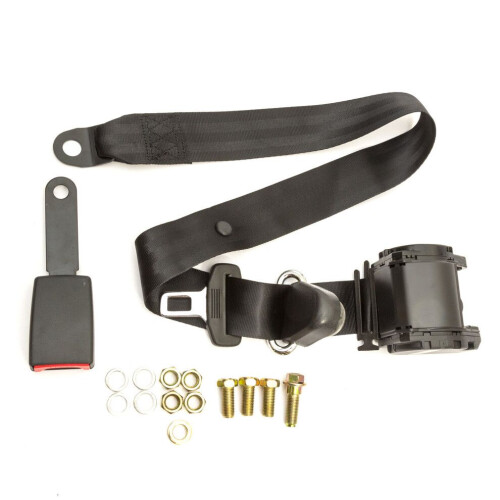 Universal 3-Point Inertia Seat Belt with Adjustable Retractor - 4.7 cm Belt, 300 cm Length | Code 40840 1