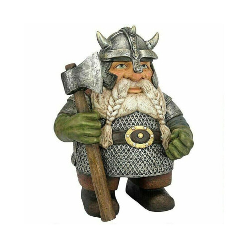 Διακόσμηση αγάλματος αυλής Viking Victor Norse Dwarf Gnome