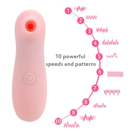Vibrerende clitorisstimulator, tepelzuiger, orale vibrator, clitoris 2