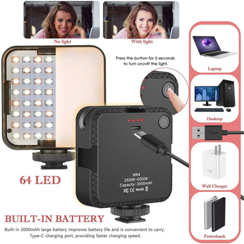 Video Conference Lighting Kit, Zoom Lighting with 2
