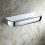 Wall Mounted Toilet Roll Holder Paper Stand Stick Chrome Finish 1