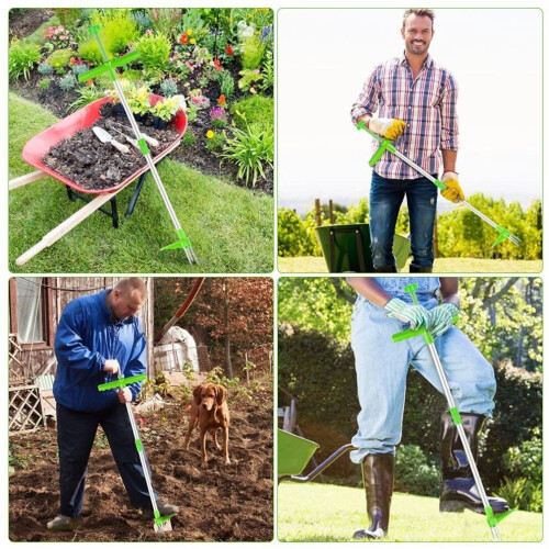 Weed Puller Weeder Twister Twist Pull Garden Lawn Root Remover Tool 2