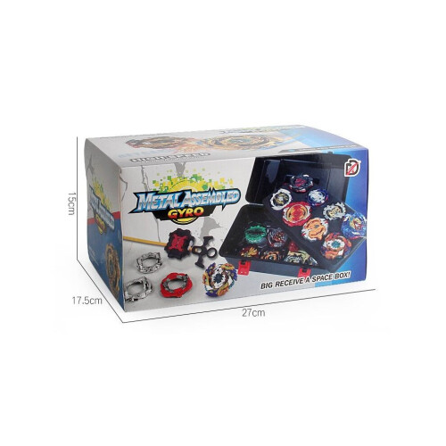 (Λευκό) Σετ 12x Beyblade Burst Springing με Launcher+Box 2