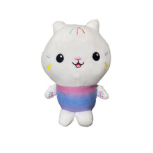 (Wit) Gabby Poppenhuis Pluche Speelgoed Cartoon Knuffelkat Pluche Pop Kinderspeelgoed Cadeaus