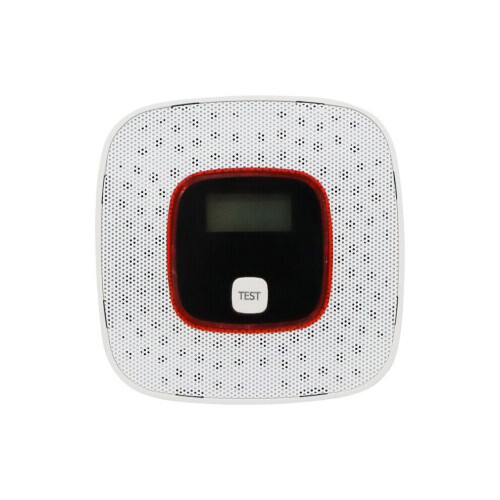 (Witte) Koolmonoxidemelder EN 50291 gecertificeerd met LCD-display