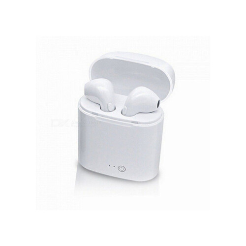 (White) TWS Wireless Earphones Bluetooth 5.0 For ALL Devices