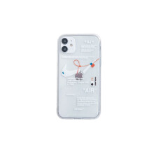 (Wit, voor iPhone 11) Creatief Nike-logo TPU-hoesje voor iPhone