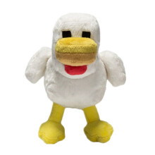 (Witte Kip) Minecraft Pluche Speelgoed Pixel Pop Kinderpop Cadeau voor Kinderen