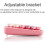 (white) Wireless Keyboard & Mouse Set, Bluetooth Keyboard 4