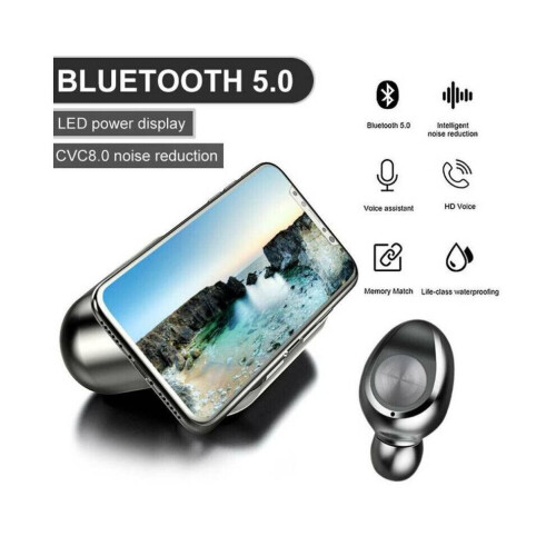Wireless Bluetooth Earphone Waterproof Wireless Earbuds LED Display Earphone 1