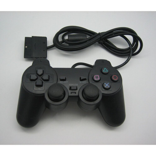 Bedrade PS2-controller, bedrade gamecontroller met dubbele vibratie. 2
