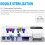 (White) Automatic Toothpaste Dispenser Wall Mount UV Light Sterilizer Toothbrush Holder 4