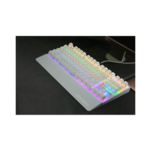 (White) 87 Keys Gaming Keyboard Mechanical Feel Gamer 1