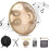 Handpan de aço de 22 polegadas, 10 notas, 440 Hz, dourado, para yoga e cura sonora 1