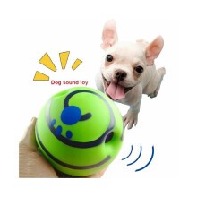 Wobble Wag Giggle Ball: Interactieve geluidsbal voor honden, geschikt voor spelen en trainen, groen,