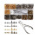 240Pcs/Set Leather Rivets Double Cap Rivet with 4Pcs Fixing Tools for Leather Coat Jacket Jeans Bag 1