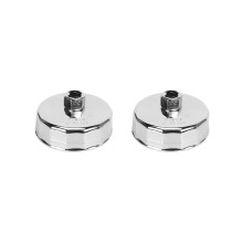 2pcs 84mm 14 Flutes Oil Filter Cap Wrench Socket Cup Tool for Vehicle Car