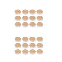 24x Vervangende oogleden voor wimperoefenmodel, ooglid met wimperverlenging oefenmodel