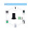 2X Drip Tray for Automatic Soap Dispenser, Wall Mount and Dispenser, Prevent Dripping and Spraying 4