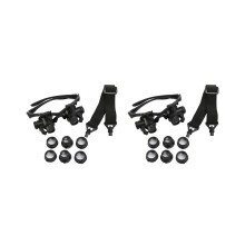 2pc Watch Tools Watch Repair Tool Kit Wearing Magnifying Glass with LED Lights 10X 15X 20X 25X