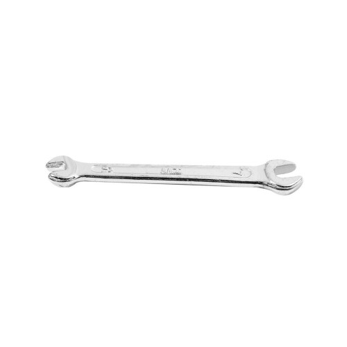 10X Silver Tone 5.5mm X 7mm U Shape Double Open-Ended Wrench Tool 2