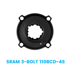 XCDEY Powermeter Araignée, Capteur de Puissance pour Pédalier 110BCD-4, Sans Fil ANT+ et Bluetooth