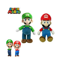 Super Mario Bros pluche poppen (2 stuks) - 25 cm zachte knuffels voor kinderen en verzamelaars