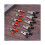 100 Pcs 50mm Plastic Handle Test Probe Metal Alligator Clips 2