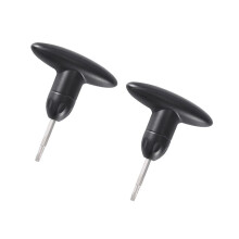 2PCS Plastic Handle Adjustment Wrench Tool Driver Club Shafts Adapter Wrench,Black
