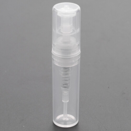 250 x 2Ml Plastic Travel Spray Bottle Empty Transparent Perfume Atomizer New 1