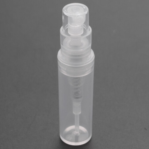 250 x 2Ml Plastic Travel Spray Bottle Empty Transparent Perfume Atomizer New 2