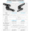 XCDEY Capteur de Puissance Spider, compatible 104BCD, Sans fil ANT+ Bluetooth 6