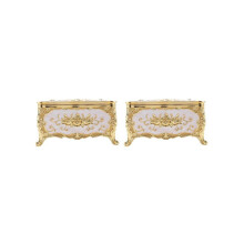 2X Acrylic Tissue Box Universal Paper Rack Office Table Accessories Home Office KTV Hotel Car Case Holder