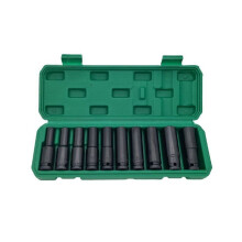 10Pcs 8-17mm 1/2 Inch Electric Wrench Socket Pneumatic Socket Lithium Electric Wrench Hexagon Opening
