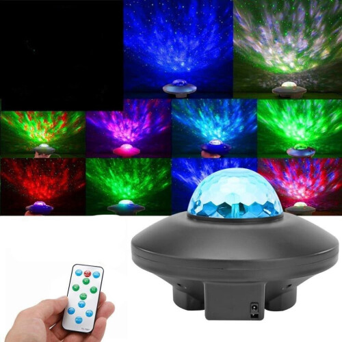 (ESPANJA) USB-ääniohjausmusiikkisoitin LED-yövalolla 2