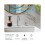 2X Automatic Soap Dispenser Touchless, Ceramic Liquid Soap Dispense, Hands-Free Dish Soap Dispenser, 3