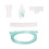 2set Nebulizer Replacement Accessories Nebulizer Tubing and Mouth Pieces 2