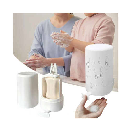 2X Bar Soap Grinder Solid Soapy Bar Grinding Box Holder Wall Mounted Crusher Mincer Refillable Soapy 1