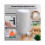 2X Bar Soap Grinder Solid Soapy Bar Grinding Box Holder Wall Mounted Crusher Mincer Refillable Soapy 3