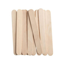 [100 stuks] 3,6 inch houten multifunctionele stokjes, ijs, wax, waxen, tongspatel houten stokjes